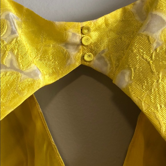 Beautiful BCBG Maxazria Golden Yellow Dress - Picture 5 of 6